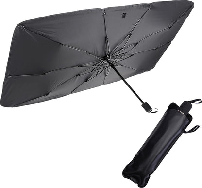 Portable car sunshade, windshield sunshade, foldable windshield sunshade, car exterior accessories, daily car windshield cooling umbrella