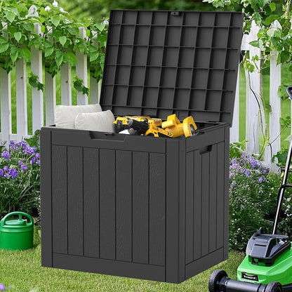 31-Gallon Outdoor Storage Box, Waterproof & UV-Resistant, Perfect for Organizing Patio Furniture, Cushions, Toys, and Tools. Ideal for Patio, Garage, and Deck.Summervibes