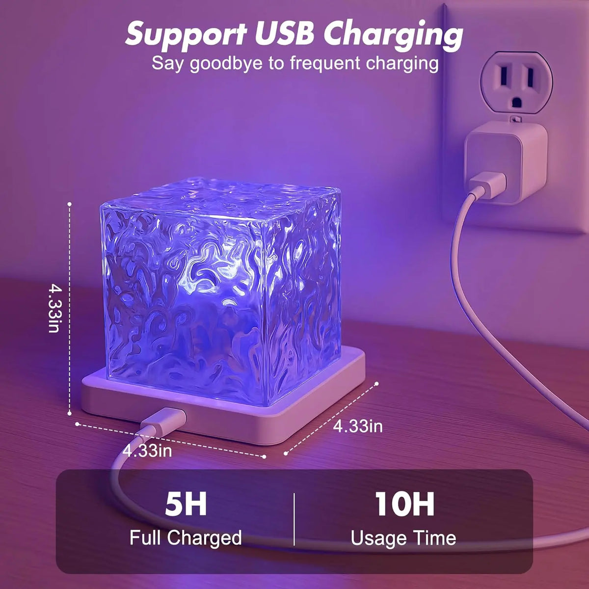 Rechargeable Ocean Wave Shower Light – 16 Color Waterproof LED Projector Lamp with Remote for Relaxing Bathroom & Bedroom Ambience